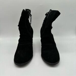 Clarks Suede Black Ankle Boots 8.5